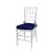 Chiavari Chair Clear Cushion Royal Blue