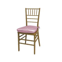 Chiavari Chair Gold Cushion Light Pink