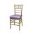 Chiavari Chair Gold Cushion Lilac