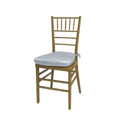 Chiavari Chair Gold Cushion Silver