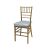 Chiavari Chair Gold Cushion Silver