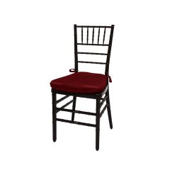 Chiavari Chair Mahogany Cushion Brick