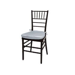 Chiavari Chair Mahogany Cushion Silver