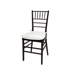 Chiavari Chair Mahogany Cushion White
