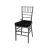 Chiavari Chair Silver Cushion Black