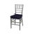 Chiavari Chair Silver Cushion Dark Grey
