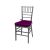 Chiavari Chair Silver Cushion Magenta
