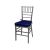 Chiavari Chair Silver Cushion Royal Blue
