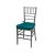Chiavari Chair Silver Cushion Teal