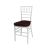 Chiavari Chair White Cushion Brown