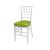 Chiavari Chair White Cushion Lime Green