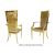 Botanical Gardens Armchair Gold Cushion Gold