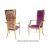 Botanical Gardens Armchair Gold Cushion Magenta