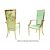 Botanical Gardens Armchair Gold Cushion Mint