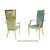 Botanical Gardens Armchair Gold Cushion Tiffany Blue