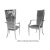 Botanical Gardens Armchair Silver Cushion Silver