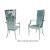 Botanical Gardens Armchair Silver Cushion Tiffany Blue