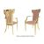 Celine Armchair Gold Cushion Rose Gold