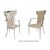 Celine Armchair Silver Cushion Champagne