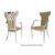 Celine Armchair Silver Cushion Gold