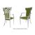 Celine Armchair Silver Cushion Moss