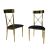 Athena Chair Gold Cushion Black Athena Chair Gold Cushion Black