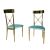 Athena Chair Gold Cushion Tiffany Blue