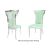 Celine Chair Silver Cushion Mint