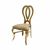 Halexandria Chair Gold Cushion Champagne