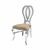 Halexandria Chair Silver Cushion Champagne