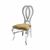 Halexandria Chair Silver Cushion Gold