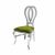 Halexandria Chair Silver Cushion Moss