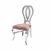 Halexandria Chair Silver Cushion Rose Gold