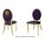 Lion Chair Gold Cushion Eggplant Lion Chair Gold Cushion Eggplant