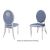 Lion Chair Silver Cushion Dusty Blue Lion Chair Silver Cushion Dusty Blue