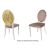 Mrs. Chair White Cushion Rose Gold