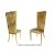 Rosana Chair Gold Cushion Gold