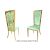 Rosana Chair Gold Cushion Mint