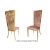 Rosana Chair Gold Cushion Rose Gold
