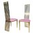 Roseline Chair Gold Cushion Light Pink