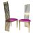 Roseline Chair Gold Cushion Magenta