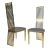 Roseline Chair Gold Cushion Silver