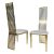 Roseline Chair Gold Cushion White