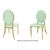 Tiffany Chair Gold Cushion Mint