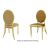 Tiffany Chair Gold Cushion Gold