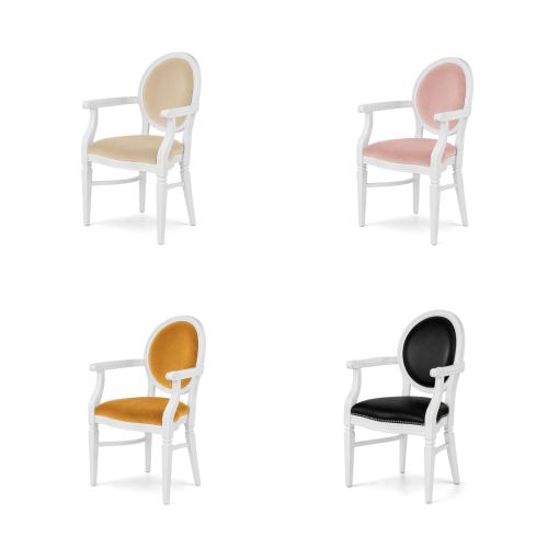 GH Chandelle Armchair White