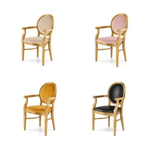 GH Chandelle Armchair Gold