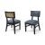 Sedia Nova Black Gold - Cushion Dusty Blue