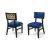 Sedia Nova Black Gold - Cushion Royal Blue