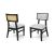 Sedia Nova Black Gold - Cushion White